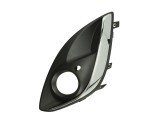 Grila bara fata Opel Corsa D, 01.2011-12.2014, Stanga, 1400873, 55B1273J cu locas pentru proiectoare,insertie crom, Rapid