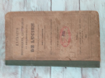 LUCIEN- Greaca veche, 1845, istorie, filosofie foto