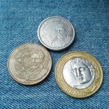 #8 Lot 1 Real 2008 + 50 Centavos 2012 + 25 Centavos 2008 Brazilia / 3 Monede