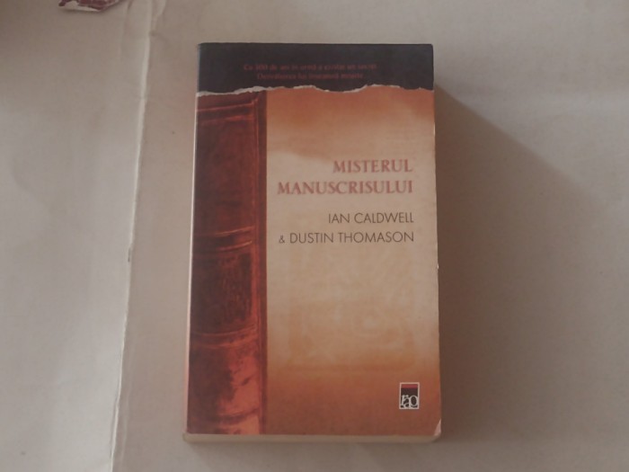 IAN CALDWELL - MISTERUL MANUSCRISULUI