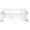 Radiator intercooler Nrf 30165A