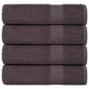 VidaXL Prosoape de m&acirc;nă 4 buc Antracit 50x100 cm 360 g/m&sup2; 100% bumbac 136682