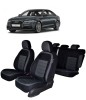 Set huse scaune dedicate AUDI A-6 (C7) 2012-2018 Premium (Bancheta fractionata si husa cotiera)