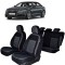 Set huse scaune dedicate AUDI A-6 (C7) 2012-2018 Premium (Bancheta fractionata si husa cotiera)