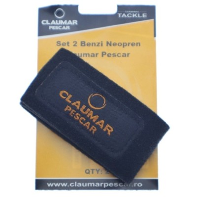 Set 2 Benzi Claumar Neopren Prindere Lansete 20x3,5cm foto