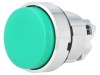 Comutator apăsare 22mm verde stabil 1 poziție