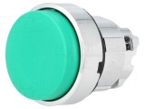 Comutator apăsare 22mm verde stabil 1 poziție
