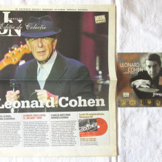 "LEONARD COHEN. More Best Of", CD + Ziar JURNALUL NATIONAL, 2008