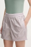 Under Armour pantaloni scurți de antrenament Rivan culoarea gri, neted, medium waist, 1389628