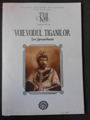 VOIEVODUL TIGANILOR TEATRUL DE OPERETA ION DACIAN STAGIUNEA 2008-2009, PROGRAM foto