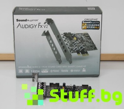 Звуков карта Creative Sound Blaster Audigy Fx V2 foto