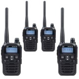 Set 4 statii radio portabile PNI DMR R45 446MHz, digitale si analogice