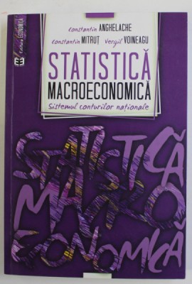 STATISTICA MACROECONOMICA - SISTEMEUL CONTURILOR NATIONALE de CONSTANTIN ANGHELACHE ...VERGIL VOINEAGU , 2013 foto