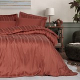 Cumpara ieftin Lenjerie Stripe Kiremit (Bambus)