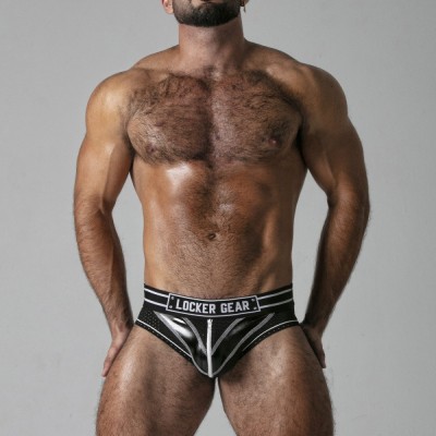 Bikini Suspensori Massive Rude Brief, Alb, Marimea 38-M foto