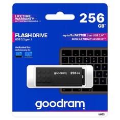Stick USB Goodram UME3 256GB, USB 2.0, compact si fiabil, negru