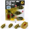 Set Momitoare Extra Carp Method Feeder Set + Mould, 20-30-40g, 3buc/set