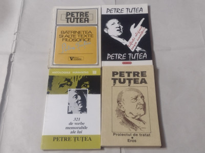 PETRE TUTEA-321 DE VORBE MEMORABILE+PROIECTUL DE TRATAT+EROS+BATRANETEA SI .... foto