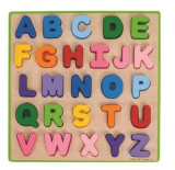 Puzzle colorat - alfabet, BigJigs Toys
