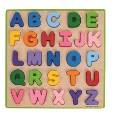 Puzzle colorat - alfabet