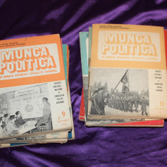 reviste Munca politica in armata diverse numere 1979 - 1985