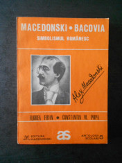 MACEDONSKI * BACOVIA - SIMBOLSMUL ROMANESC foto