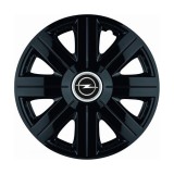 Set 4 Capace Roti, potrivite jantelor de R14, pentru Opel, model Cosmos Negru