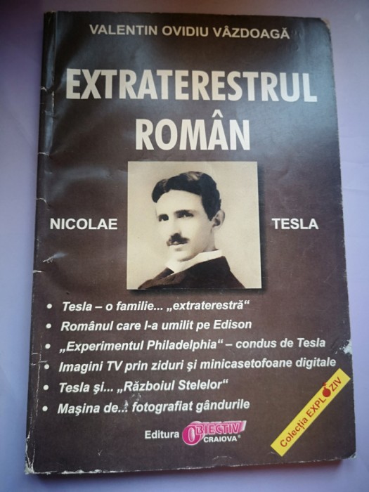 Extraterestrul roman Nicolae Tesla - Valentin Ovidiu Vazdoaga