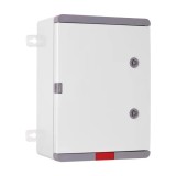 Cutie distributie IP67 din ABS gri, usa mata, placa metalica, 250x350x150 mm PD253515