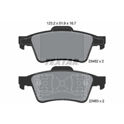 Placute frana Nissan Primera (P12) 01.02-, Primera Estate (Wp12) 01.02-, Primera Hatchback (P12) 01.02-; Renault Espace 4 (Jk0/1) 11.02-, Laguna 2 (B foto