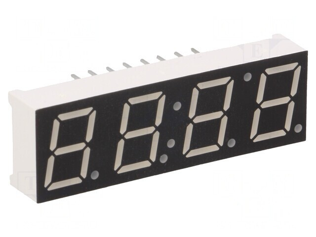 Afișaj LED 7 Segmente 10mm 4 Digits Roșu