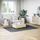 Covor lavabil moale și pufos 160x230 cm anti-alunecare antracit