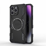 Husa MagSafe pentru Apple iPhone 16 Pro, Techsuit, ArmorMag, Neagra