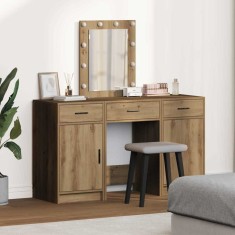 vidaXL Masă de Machiaj cu sertar Maro 50 x 41 x 135 cm Lemn compozit 3334262