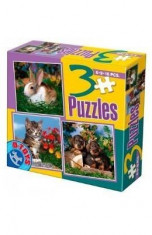 3 Puzzle Animale foto