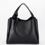 Cumpara ieftin Geanta medie neagra din piele naturala 8905 128