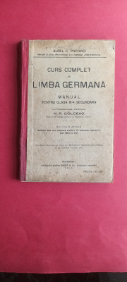 Bucuresti SOCEC Manual Curs de Limba Germana 1914 foto