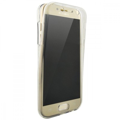 Husa Full TPU 360&amp;deg; (fata + spate) pentru Samsung Galaxy A5 (2017), Transparent foto
