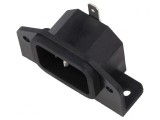Conector alimentare AC 10A 250VAC THT poliamidă