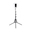 Lampa LED tip inel, 12 W, 3 moduri iluminare, trepied 55-160 cm, inel 26 cm, 10 trepte luminozitate