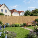 Gard din stuf natural 150x300 cm pentru intimitate si protectie