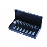 Set tubulare 1/2 Topmaster, 16 piese din otel CR-V, in cutie metalica