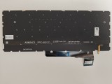 Tastatura Laptop, Asus, ZenBook A14 UX3407R, UX3407RA, iluminata, roz aurie, layout US