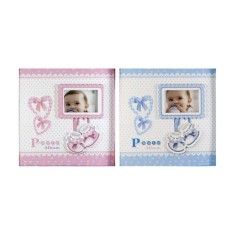 Album foto Baby Milo personalizabil, 200 poze format 10x15 cm, cutie - Albastru