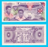 Ghana (p#23) 10 Cedis 1984 UNC &#039;Larbi,Otoo,Nukpor&#039; serie: 4297262