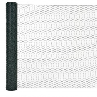Gard plasa sarma forma hexagonala, Strend Pro 1x25m, PVC, verde foto