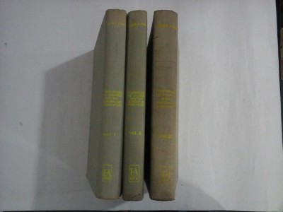 CONTRIBUTII LA STUDIUL SATELOR DEVALMASE ROMANESTI - HENRI H. STAHL - 3 volume foto