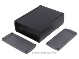 Carcasa universala cu panou TEKO TEKAL 32.29 din Aluminiu, Panou ABS, Neagra, Dimensiuni 106x145x46mm