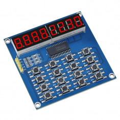 Display LED digital TM1638 8-Bit tube board 3-Wire 16 Keys (t.7210S)