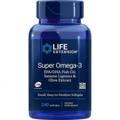 Supliment alimentar Super Omega-3 EPA/DHA with Sesame Lignans & Olive Extract,